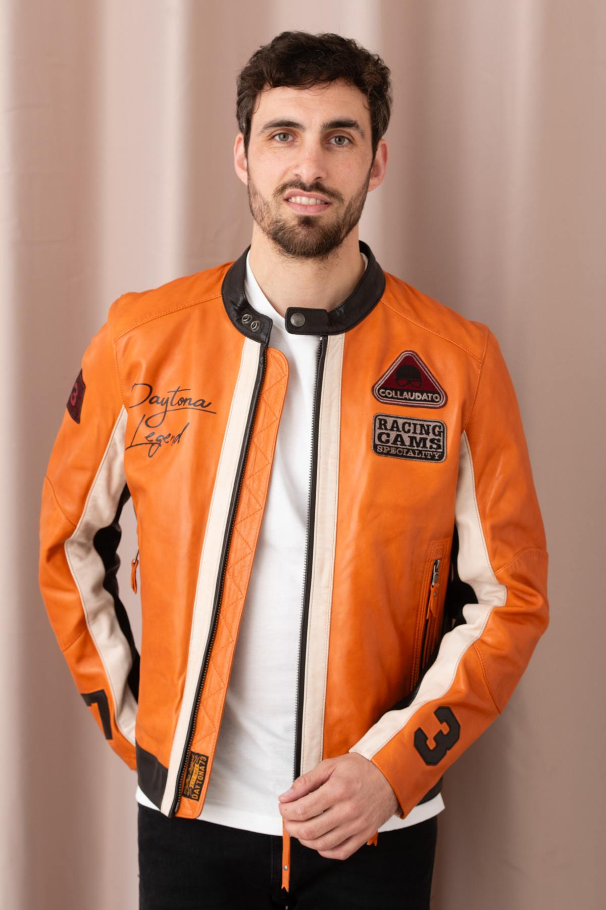 Chaqueta Hombre Daytona BOLLER SHEEP ATLAS VEG BURNT ORANGE — vista 3