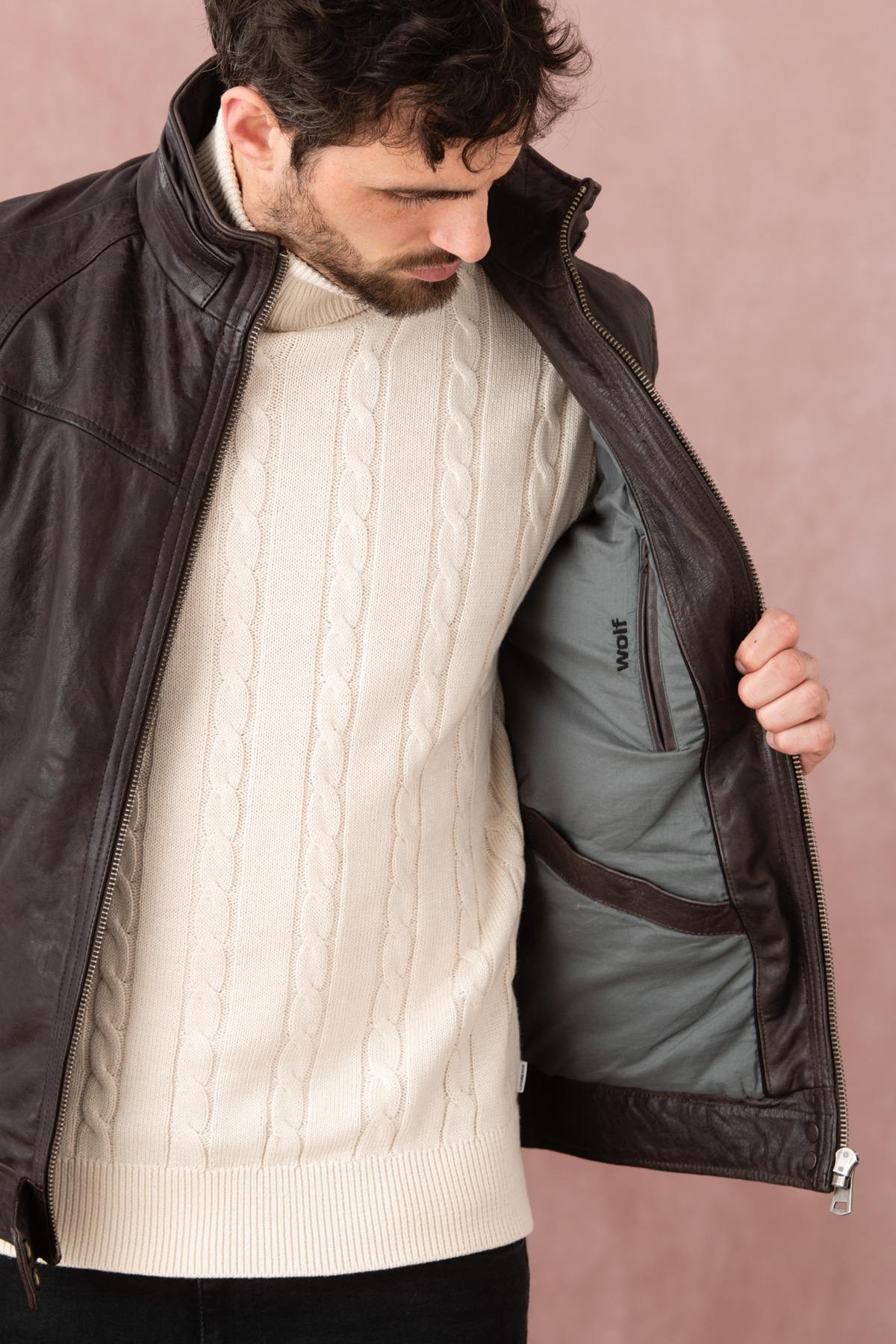 Blouson Homme Cityzen WOLF EARTH BROWN — vue 9