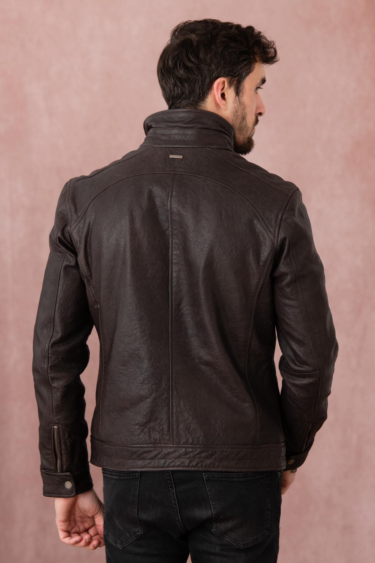 Blouson Homme Cityzen WOLF EARTH BROWN — vue 5