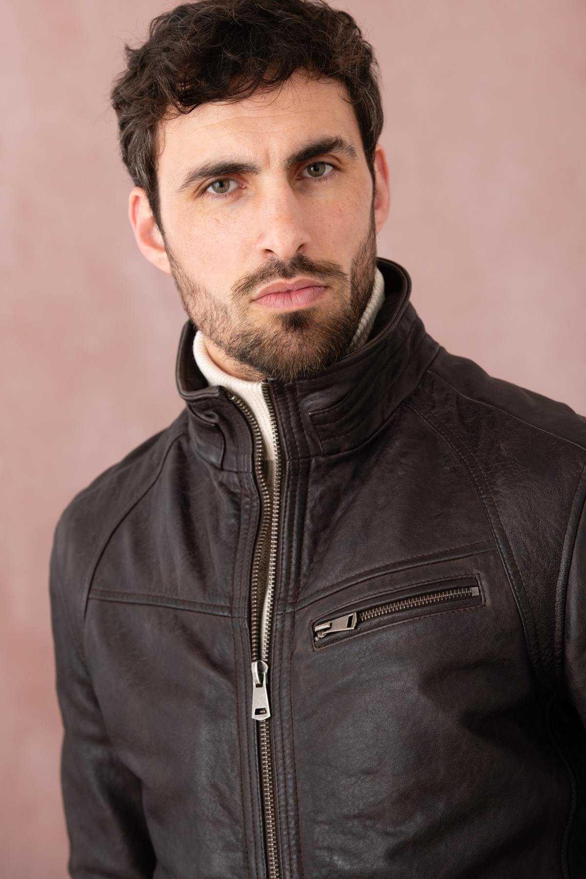 Blouson Homme Cityzen WOLF EARTH BROWN — vue 6