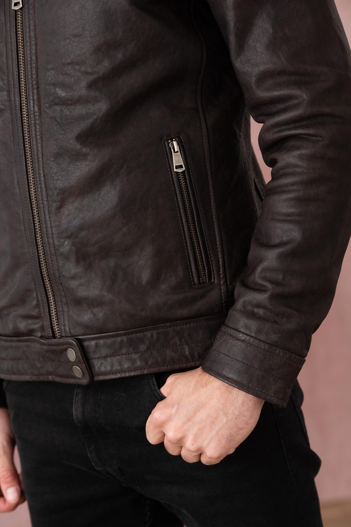 Blouson Homme Cityzen WOLF EARTH BROWN — vue 7