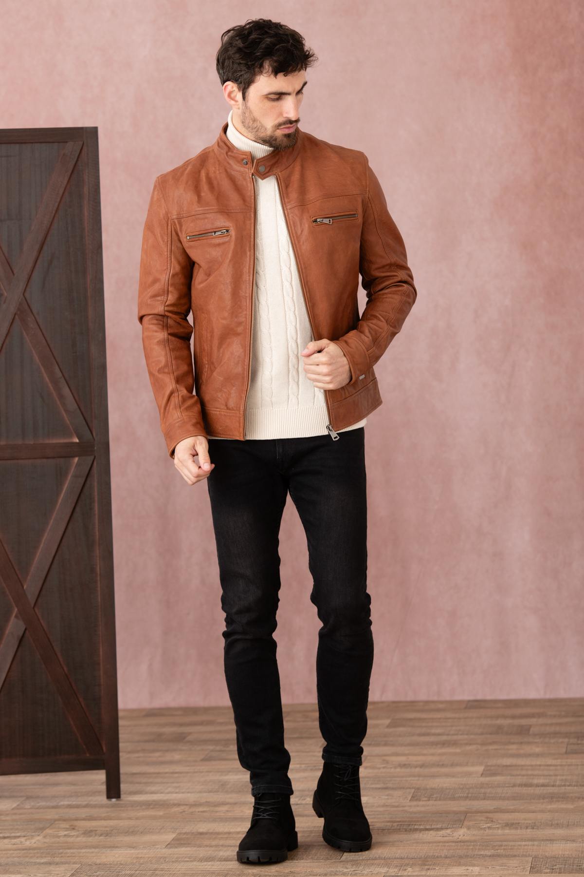 Herren Jacke Cityzen JACKSON EARTH TAN — Ansicht 2
