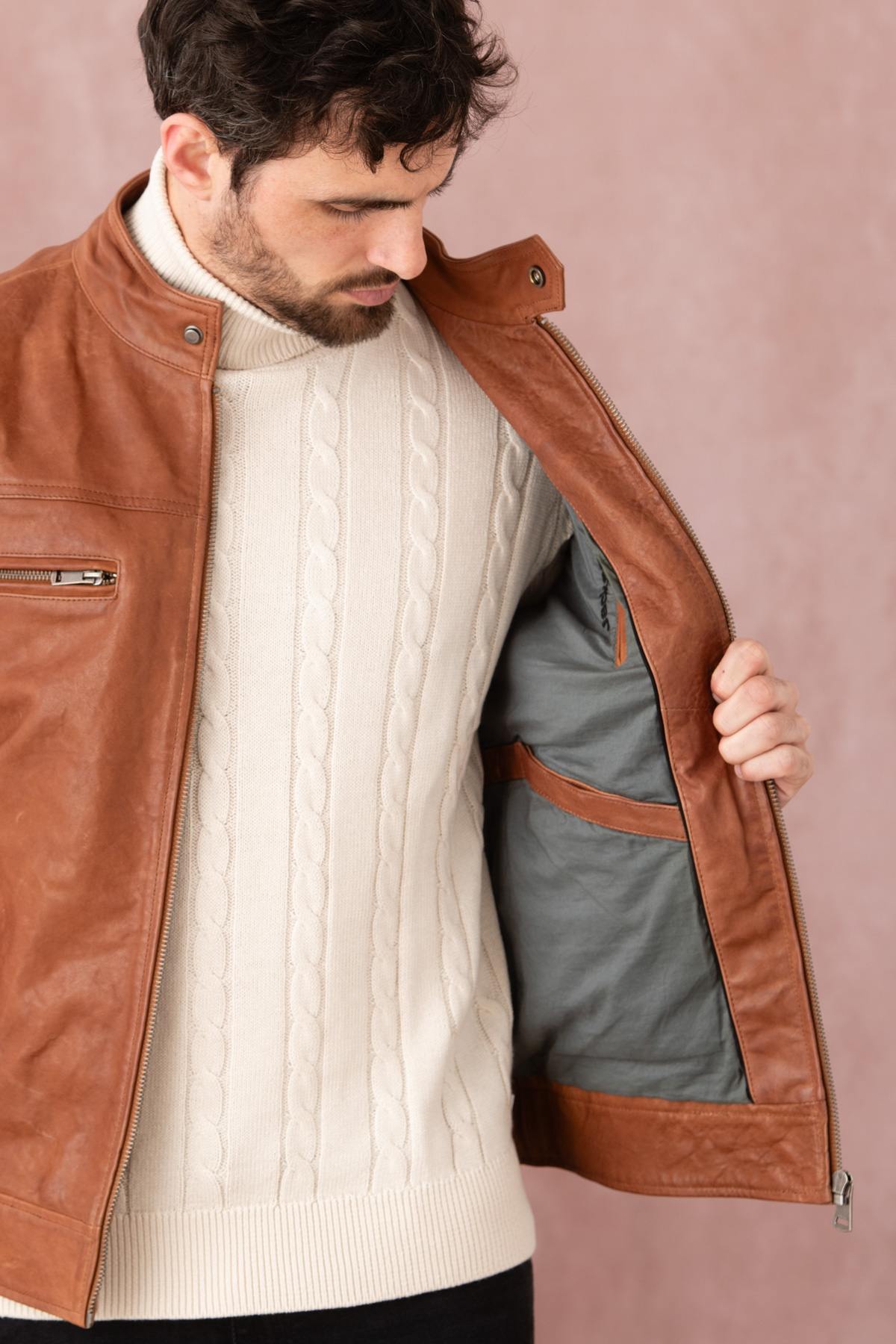 Herren Jacke Cityzen JACKSON EARTH TAN — Ansicht 5