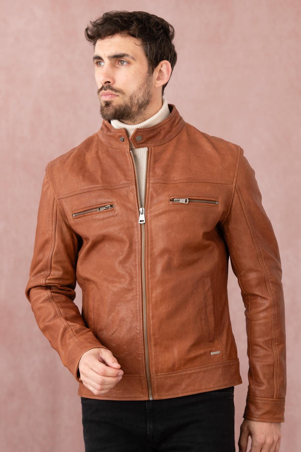 Herren Jacke Cityzen JACKSON EARTH TAN — Ansicht 6