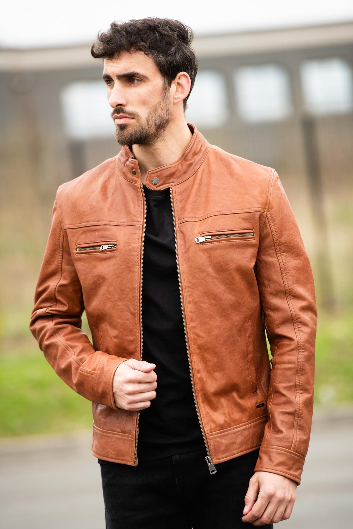 Herren Jacke Cityzen JACKSON EARTH TAN — Ansicht 4
