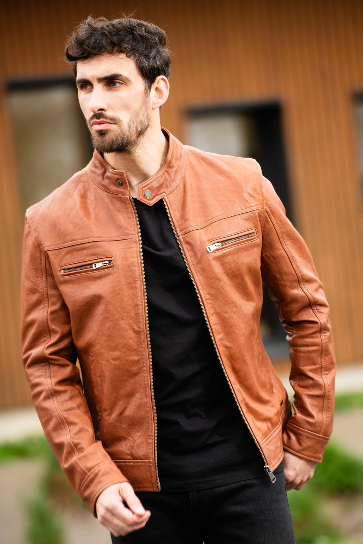 Herren Jacke Cityzen JACKSON EARTH TAN — Ansicht 1