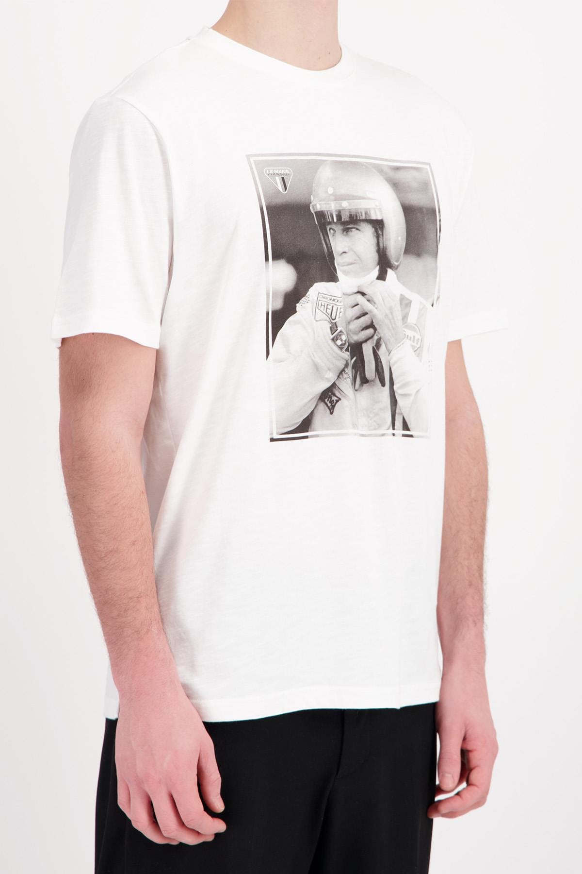 Tee Shirt Homme Steve Mcqueen SQ241TSM07-002 HEATHER ECRU — vue 4