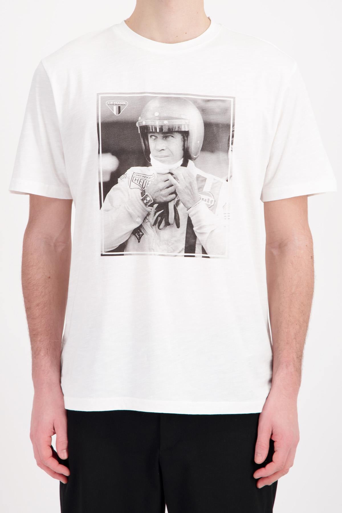 Tee Shirt Homme Steve Mcqueen SQ241TSM07-002 HEATHER ECRU — vue 1