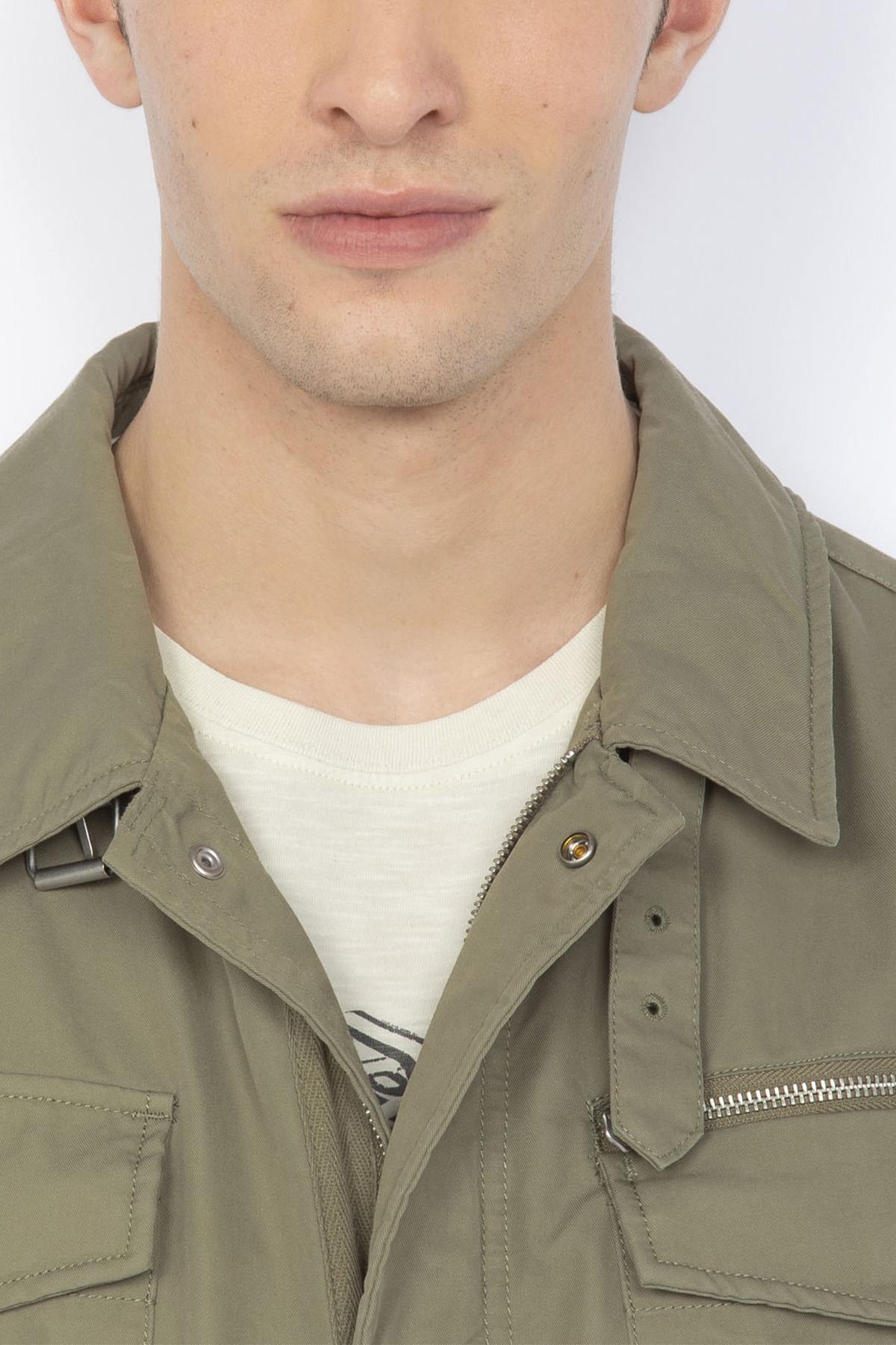 Cazadora Hombre Schott FLINT SAGE KAKI — vista 5