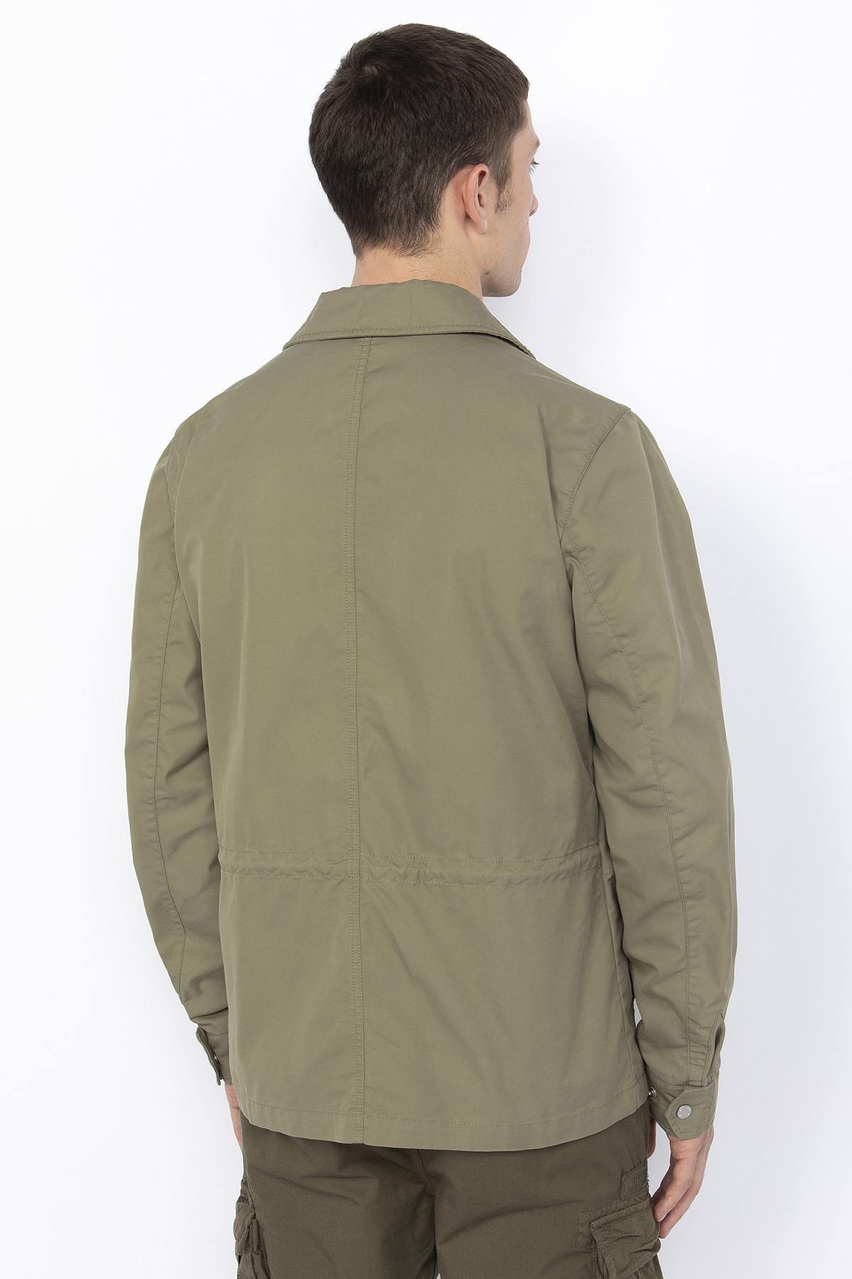 Cazadora Hombre Schott FLINT SAGE KAKI — vista 4