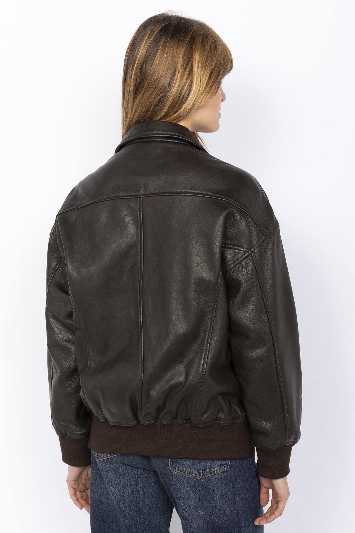 Blouson Femme Schott LCWDAISY BROWN — vue 2