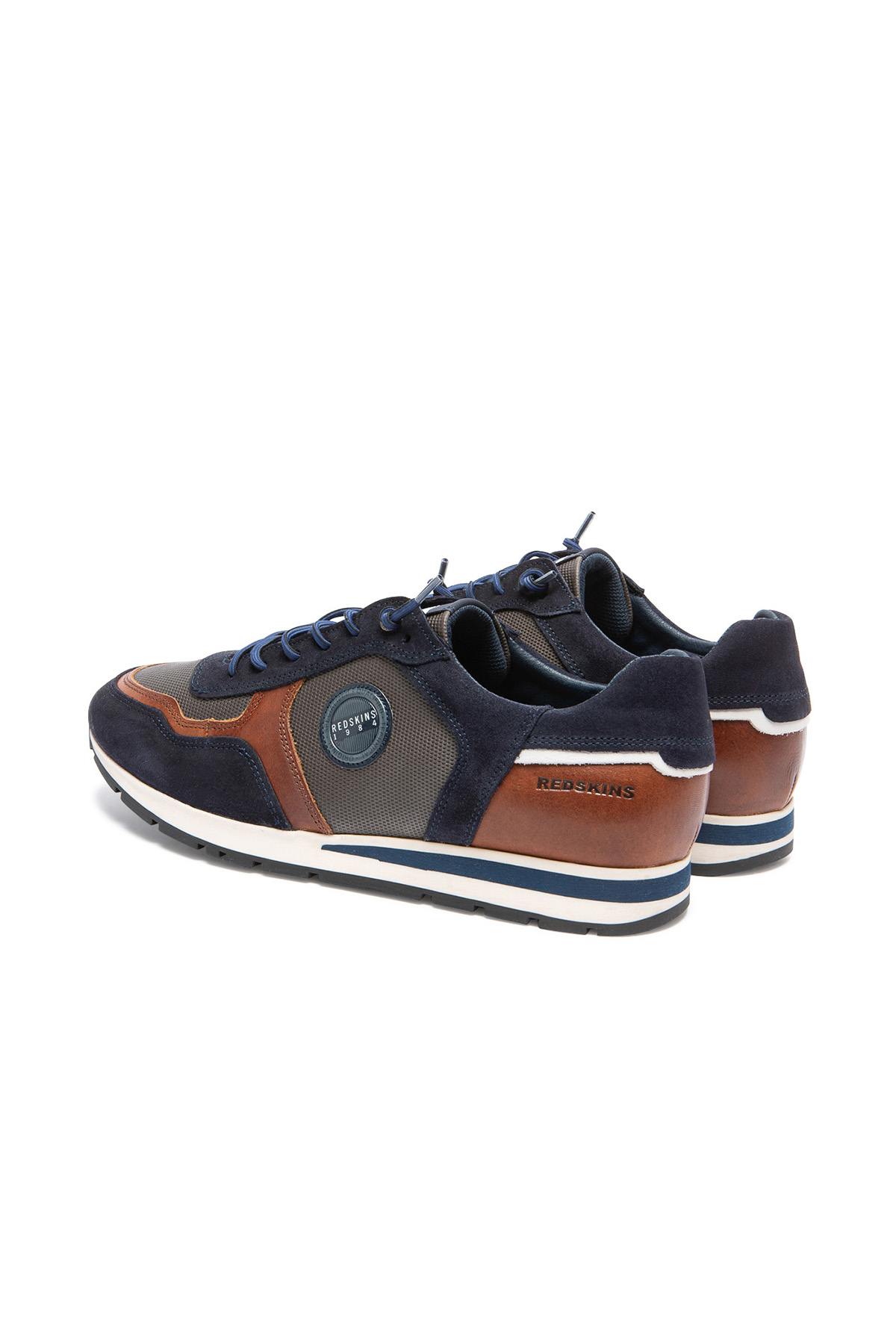 Calzados Hombre Redskins STITCH 2 MARINE+COGNAC+GRIS — vista 2