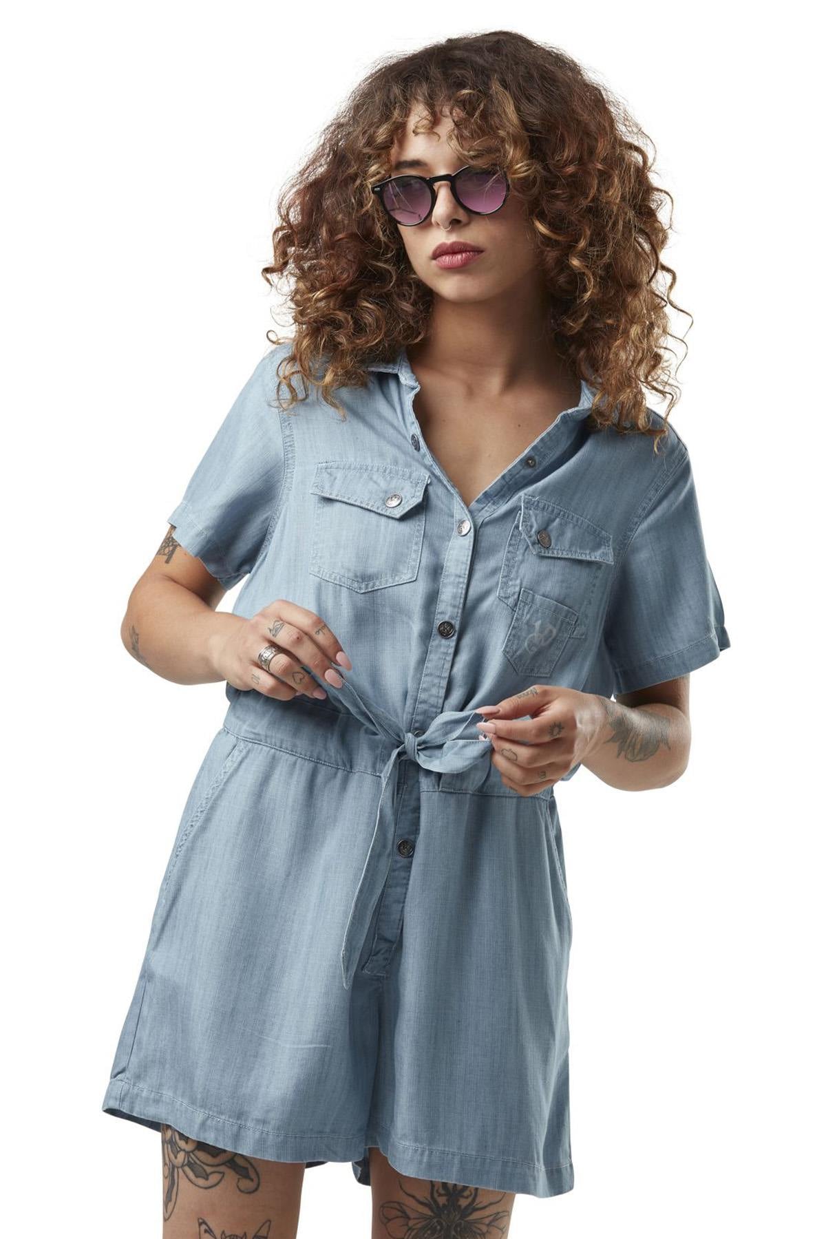 Falda/vestido Mujeres Von Dutch COMBI SHORT JS JEA J — vista 1