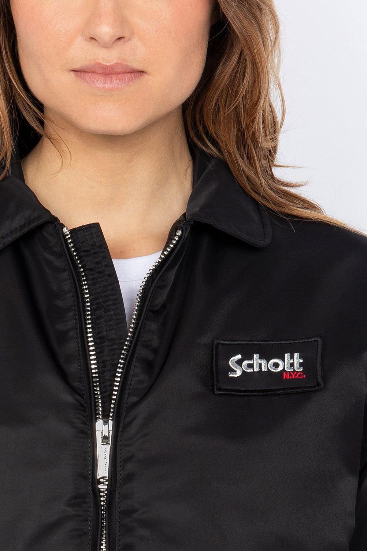 Chaqueta Mujeres Schott DANWRS BLACK — vista 2