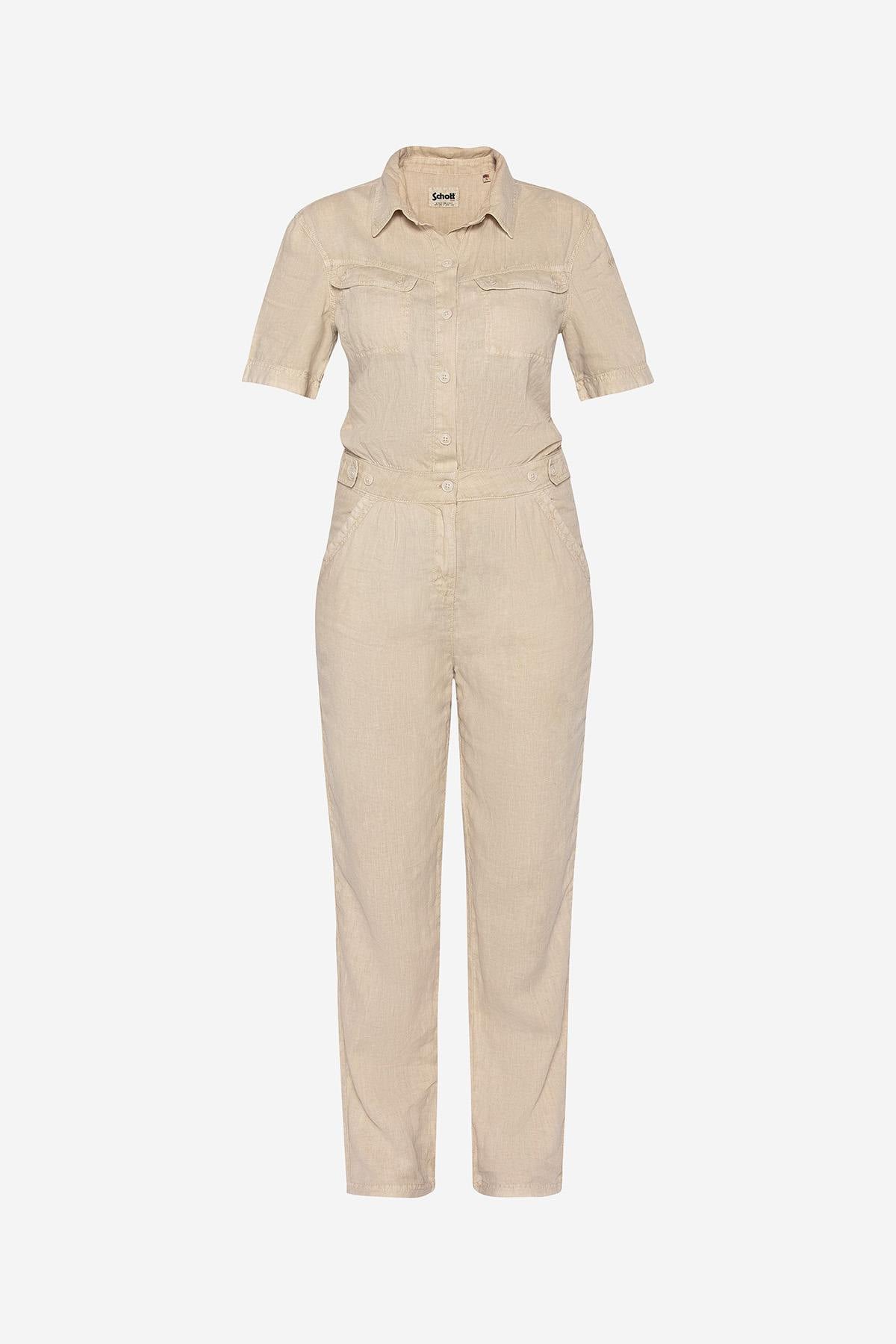 Falda/vestido Mujeres Schott TRJCLARIS70W NATURAL — vista 5