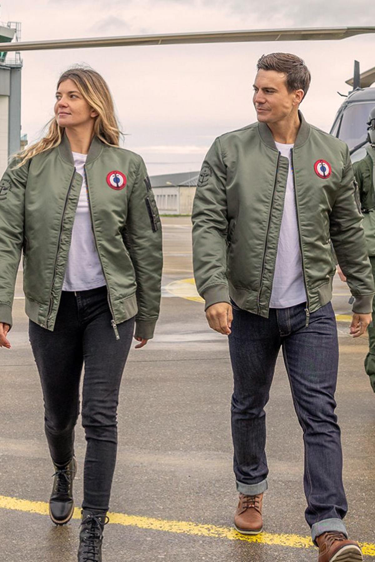 Herren Jacke Marine Nationale SPIRIT MN KHAKI GREEN — Ansicht 3