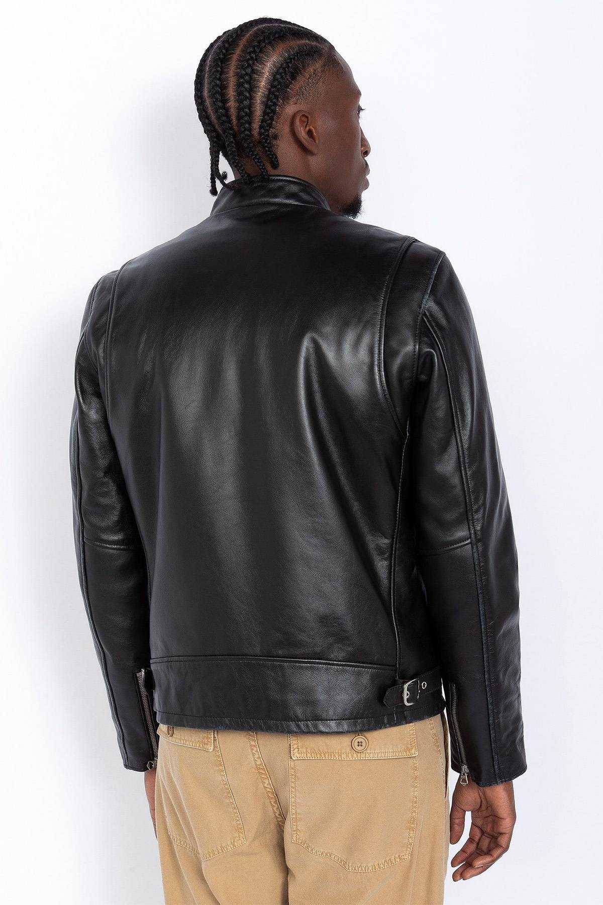Chaqueta Hombre Schott LCAMERICA BLACK — vista 6