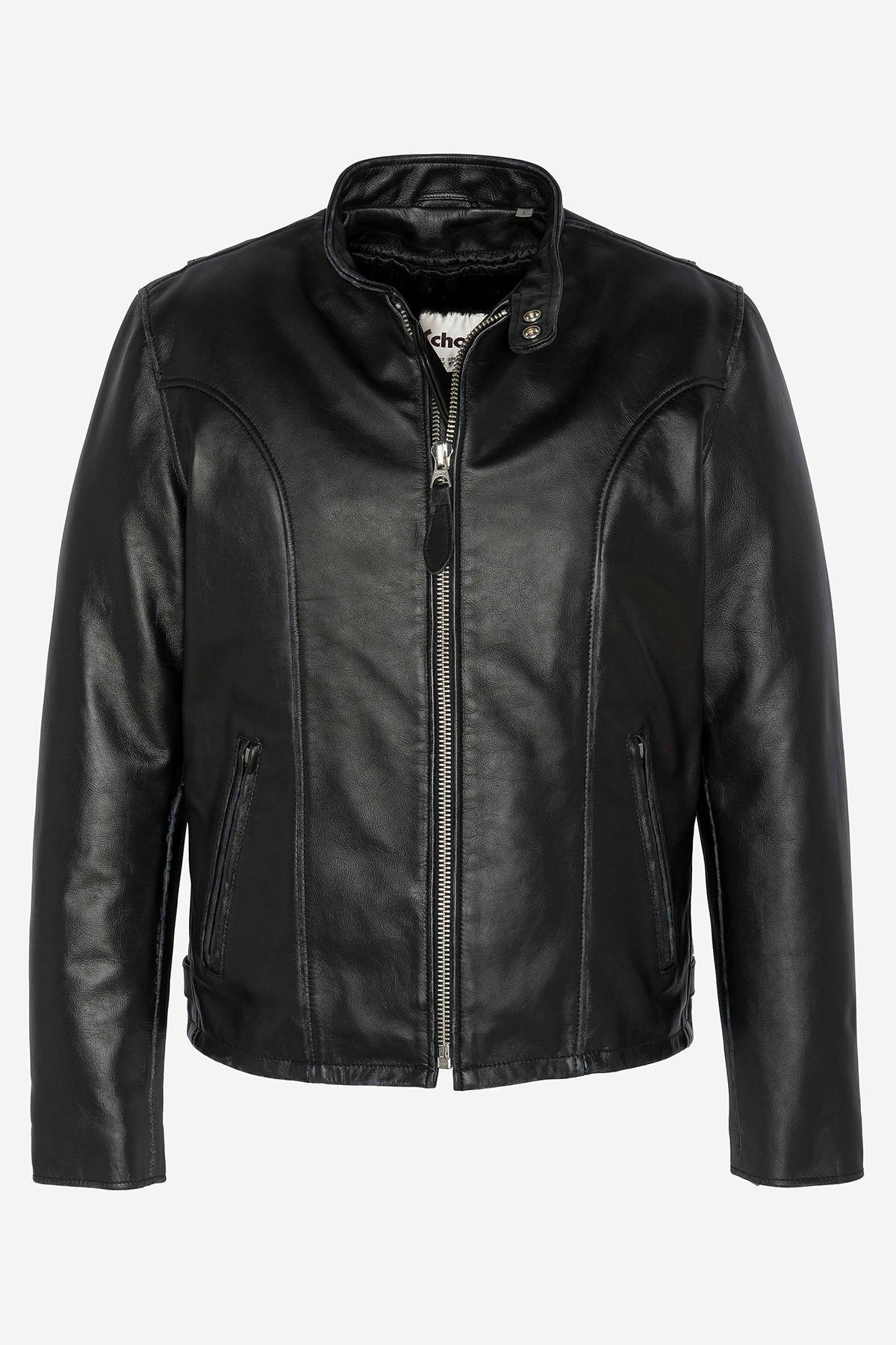 Chaqueta Hombre Schott LCAMERICA BLACK — vista 2