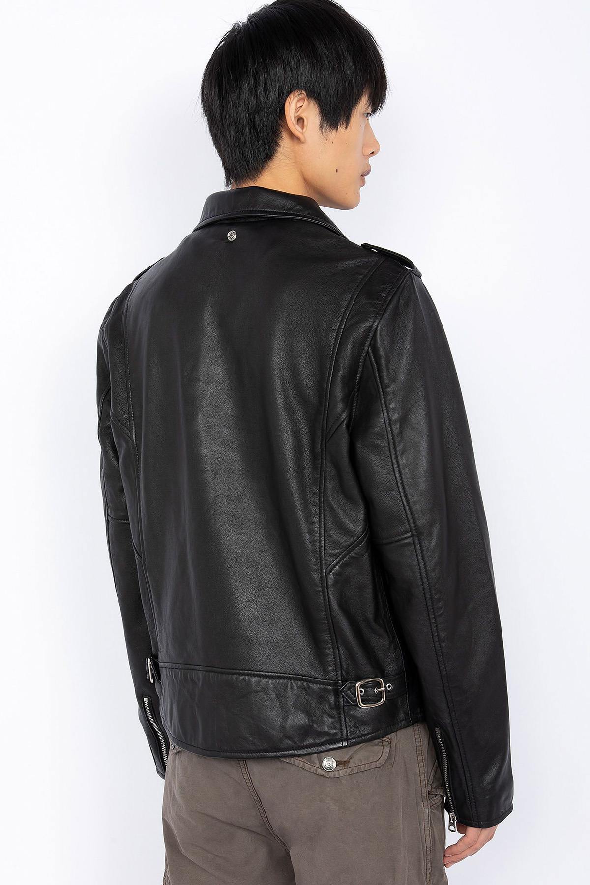 Herren Jacke Schott LC1140WX BLACK — Ansicht 2