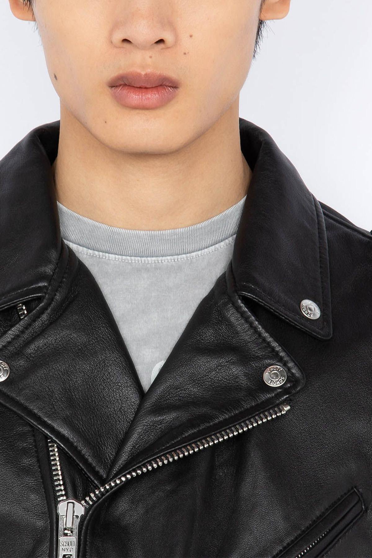 Herren Jacke Schott LC1140WX BLACK — Ansicht 3