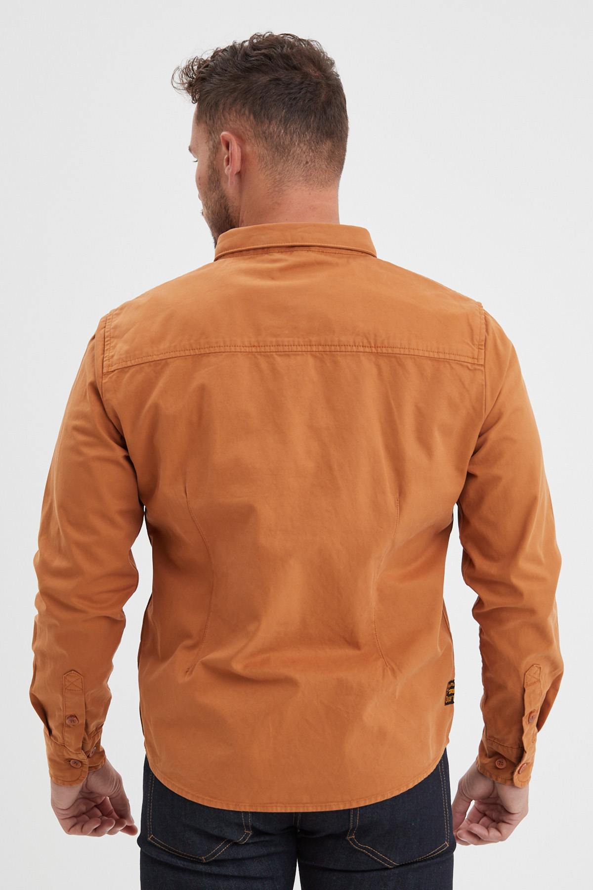Chemise Homme Daytona VASSAR PRESCOTT TWILL COGNAC — vue 2