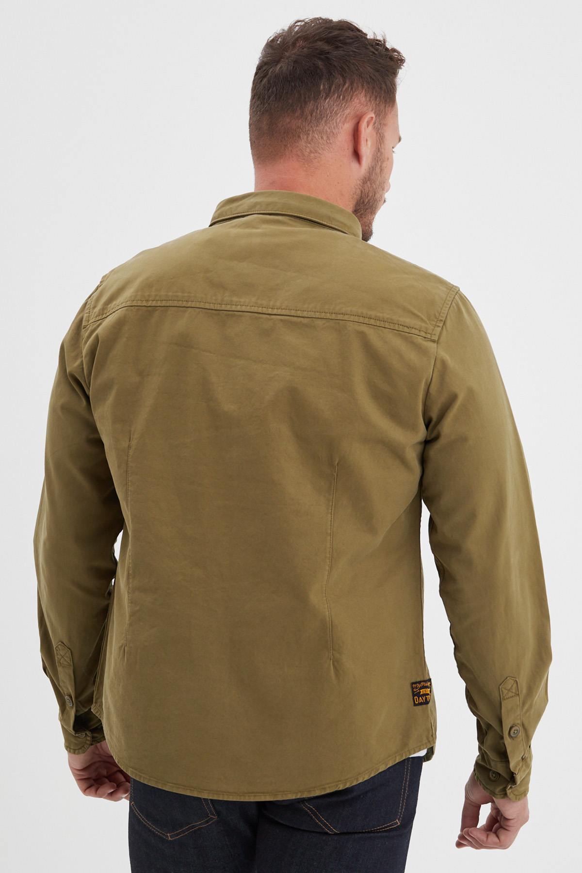Chemise Homme Daytona VASSAR PRESCOTT TWILL SAGE STONE — vue 3