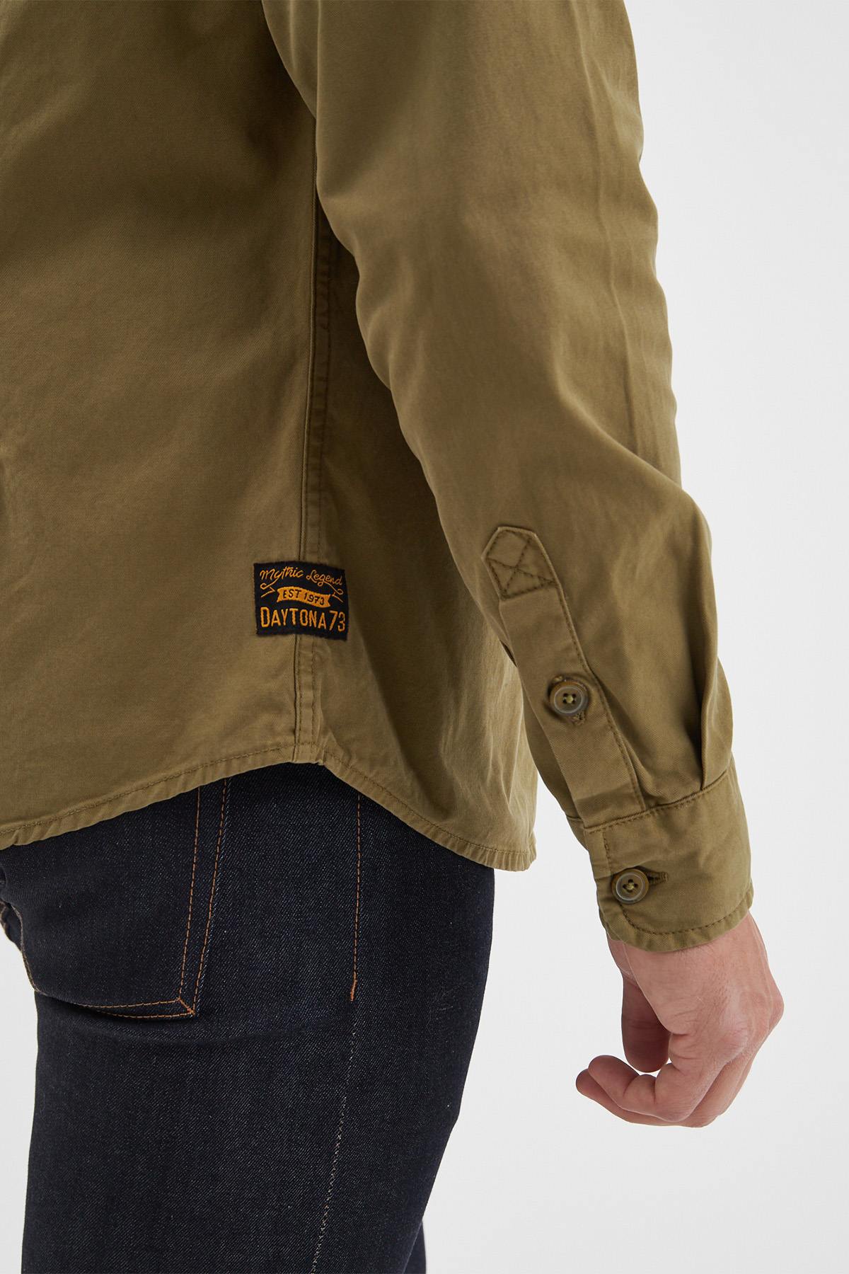 Chemise Homme Daytona VASSAR PRESCOTT TWILL SAGE STONE — vue 5