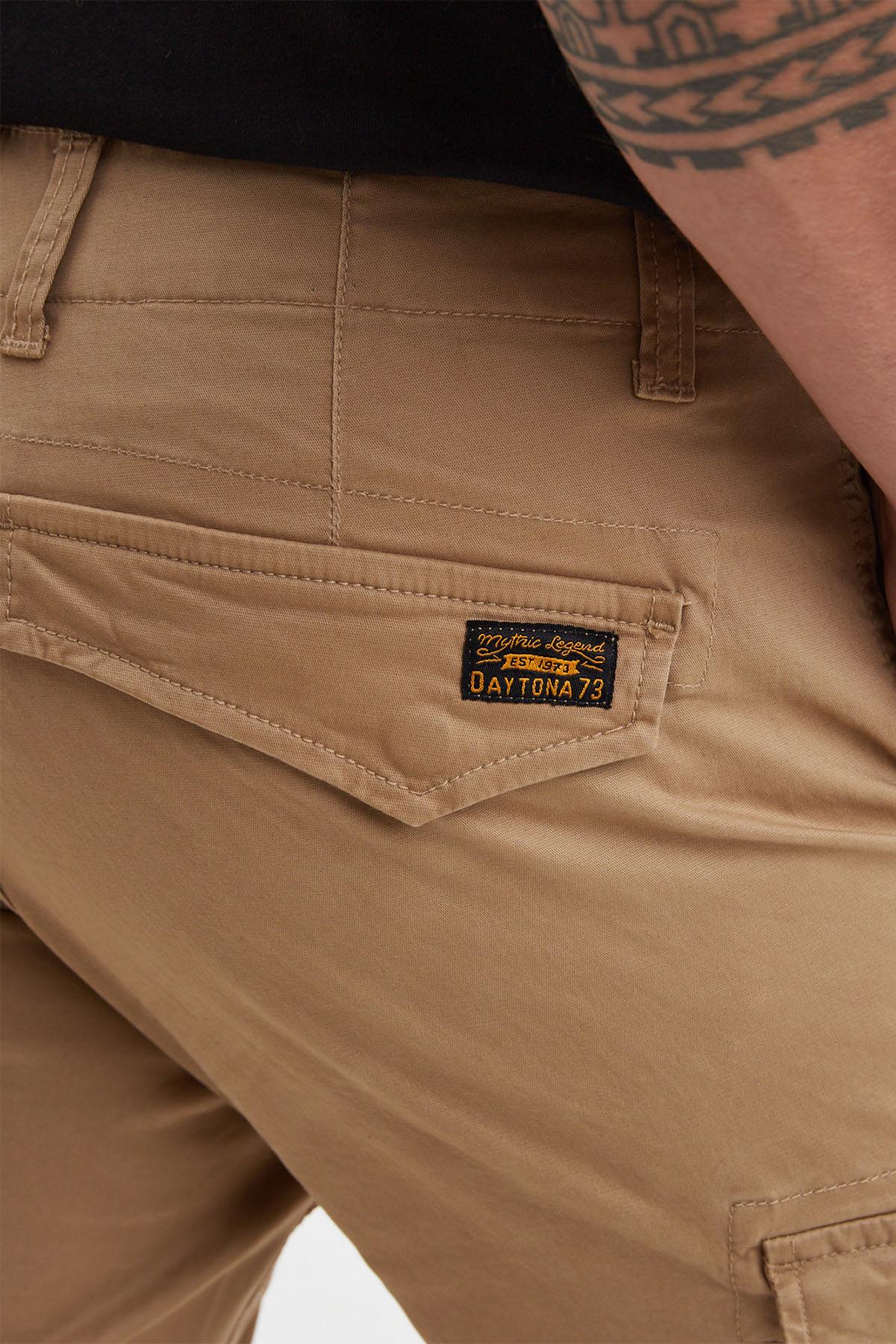 Pantaloni Uomo Daytona ADARE BROKEN TWILL BEIGE — vista 6