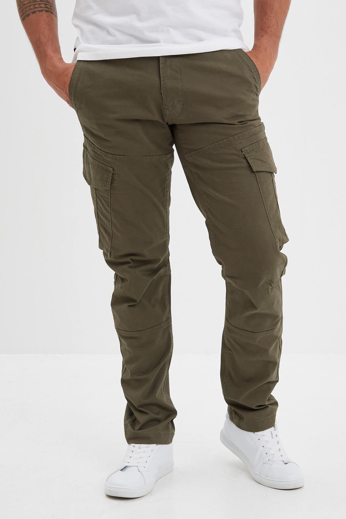 Pantalon Hombre Daytona ADARE BROKEN TWILL KHAKI GREEN — vista 1