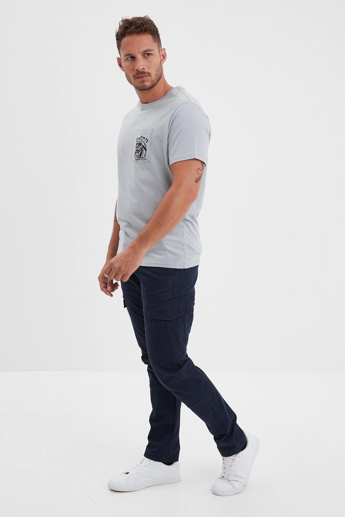 Pantalon Homme Daytona ADARE BROKEN TWILL NAVY — vue 3
