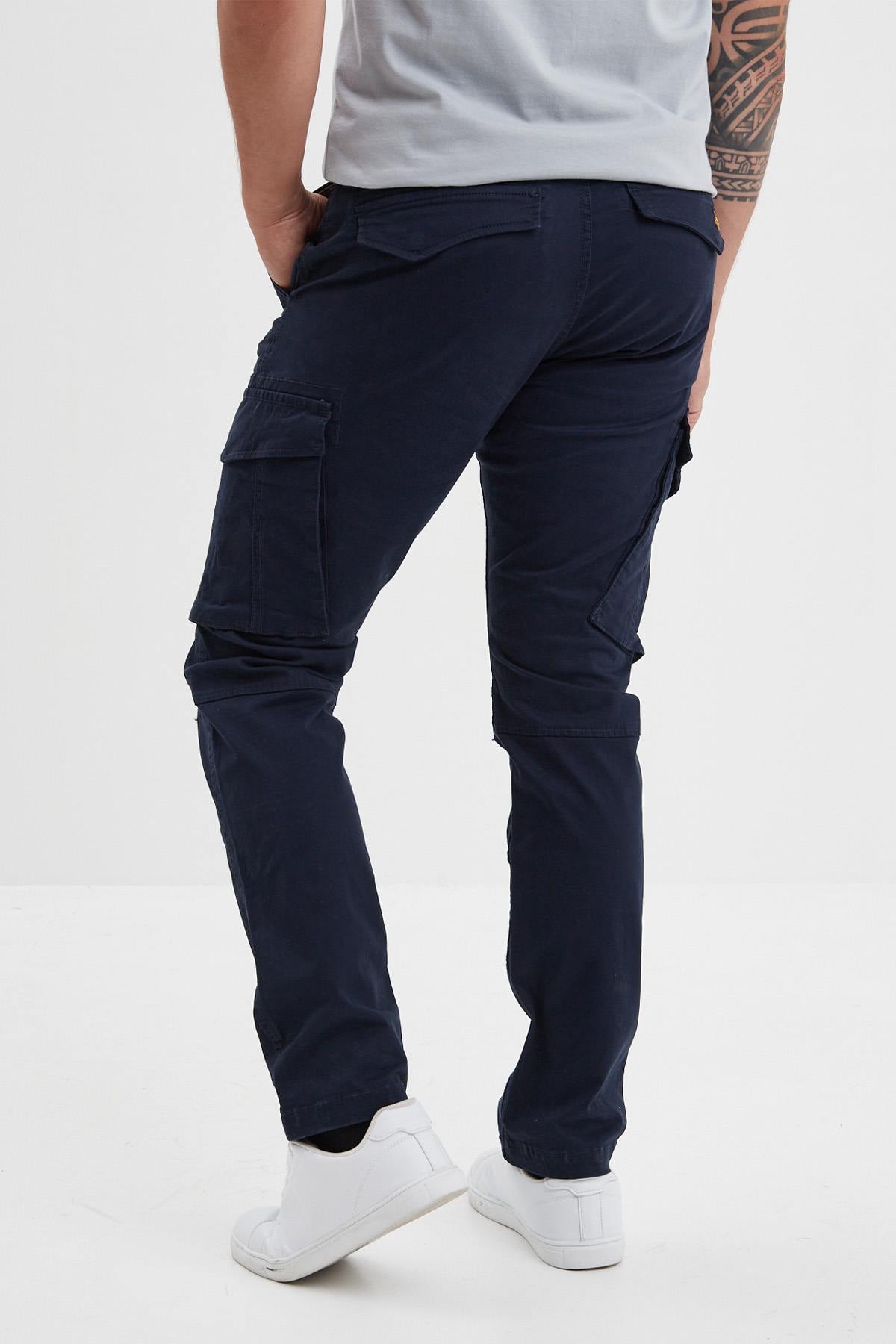 Pantalon Homme Daytona ADARE BROKEN TWILL NAVY — vue 2