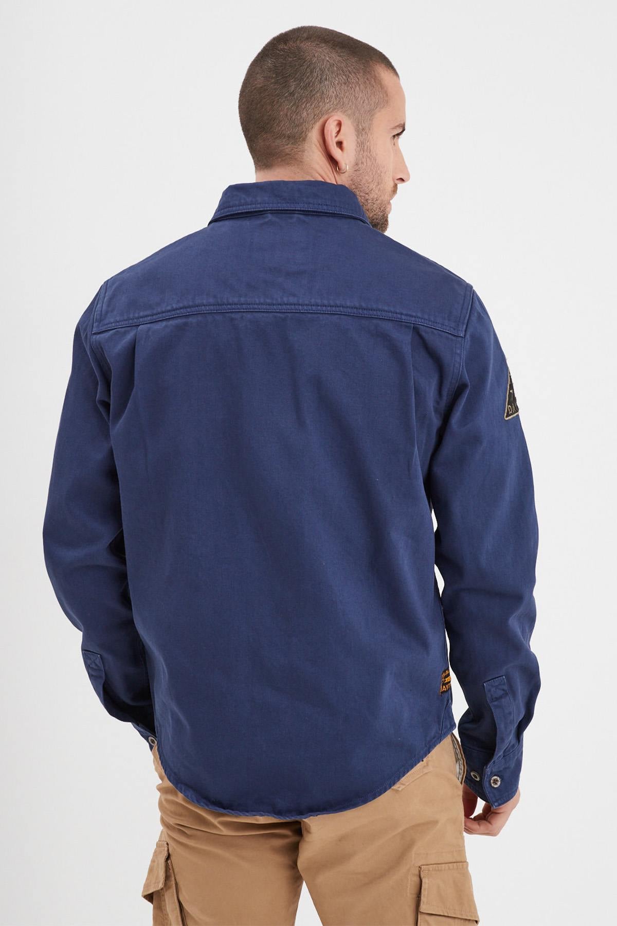 Chemise Homme Daytona SPANDON BULL DENIM BLEU DE CHINE — vue 5