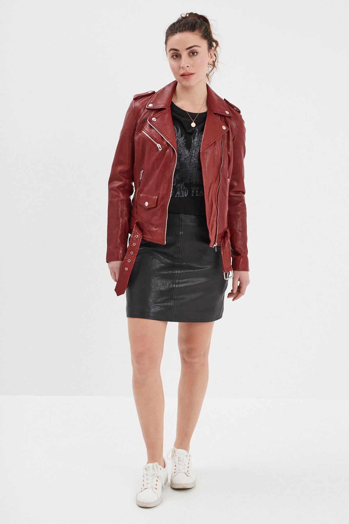 Damen Jacke Rose Garden PAULA LAMB VITA RED CHILI — Ansicht 9