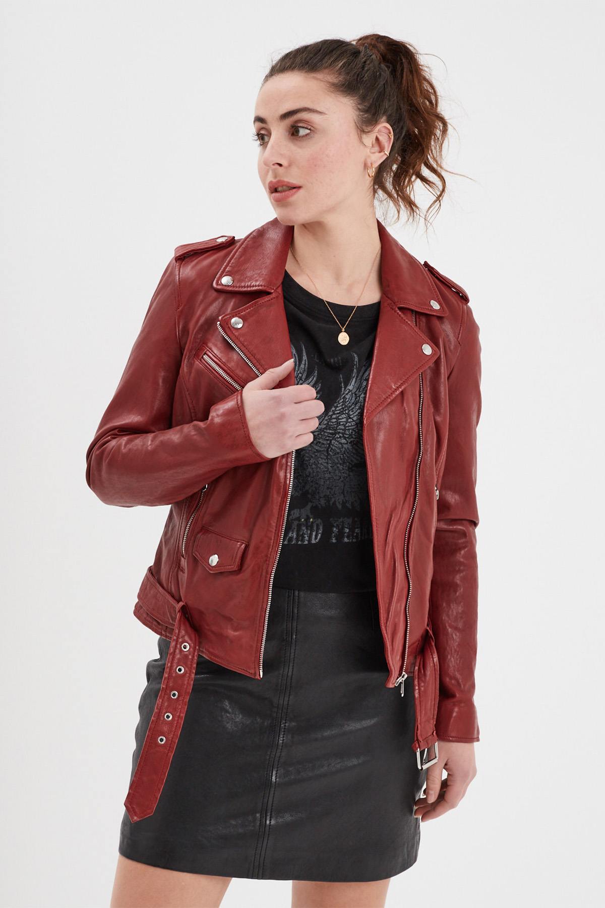 Damen Jacke Rose Garden PAULA LAMB VITA RED CHILI — Ansicht 1