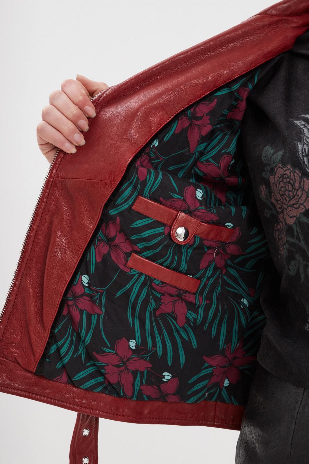 Damen Jacke Rose Garden PAULA LAMB VITA RED CHILI — Ansicht 8