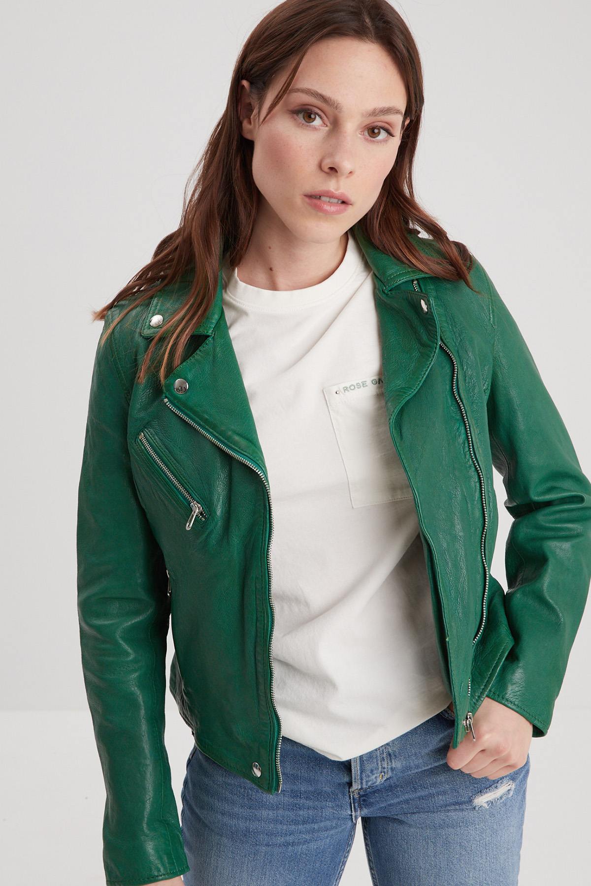 Damen Jacke Rose Garden OLYMPE LAMB VITA HOLLY GREEN — Ansicht 1