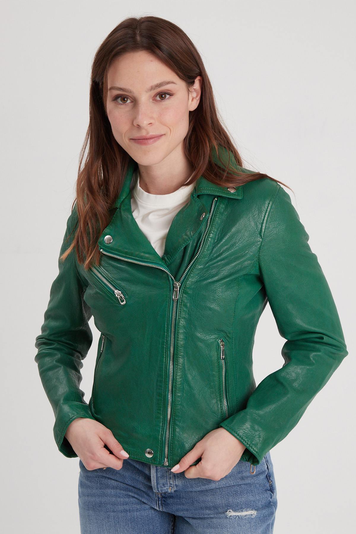 Damen Jacke Rose Garden OLYMPE LAMB VITA HOLLY GREEN — Ansicht 7