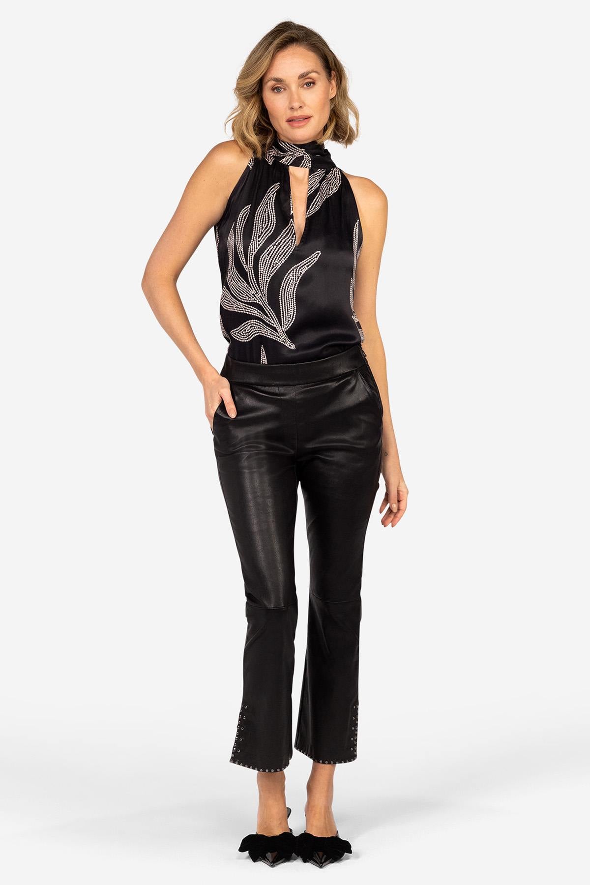 Pantaloni Donna Ibana PAGLA 1 BLACK — vista 2