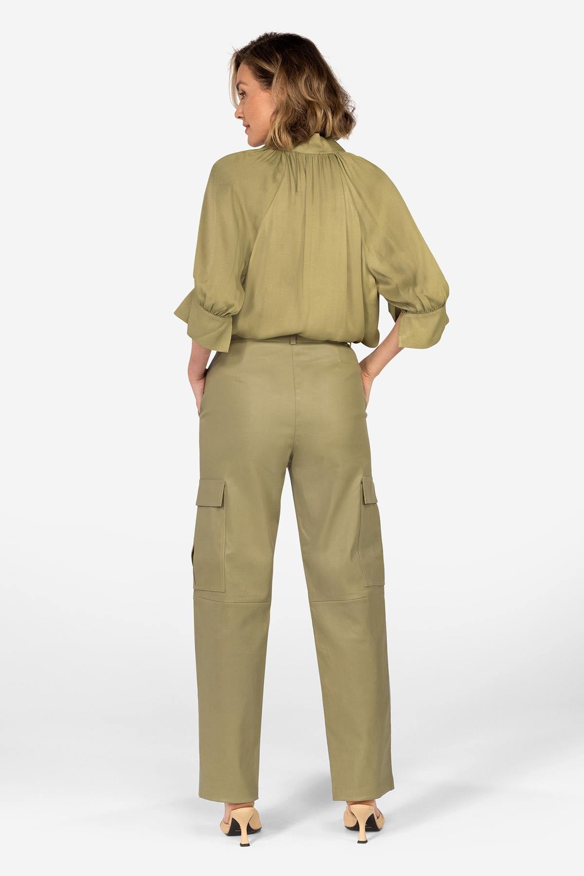 Damen Hose Ibana PLEUNI MOSS GREEN — Ansicht 4