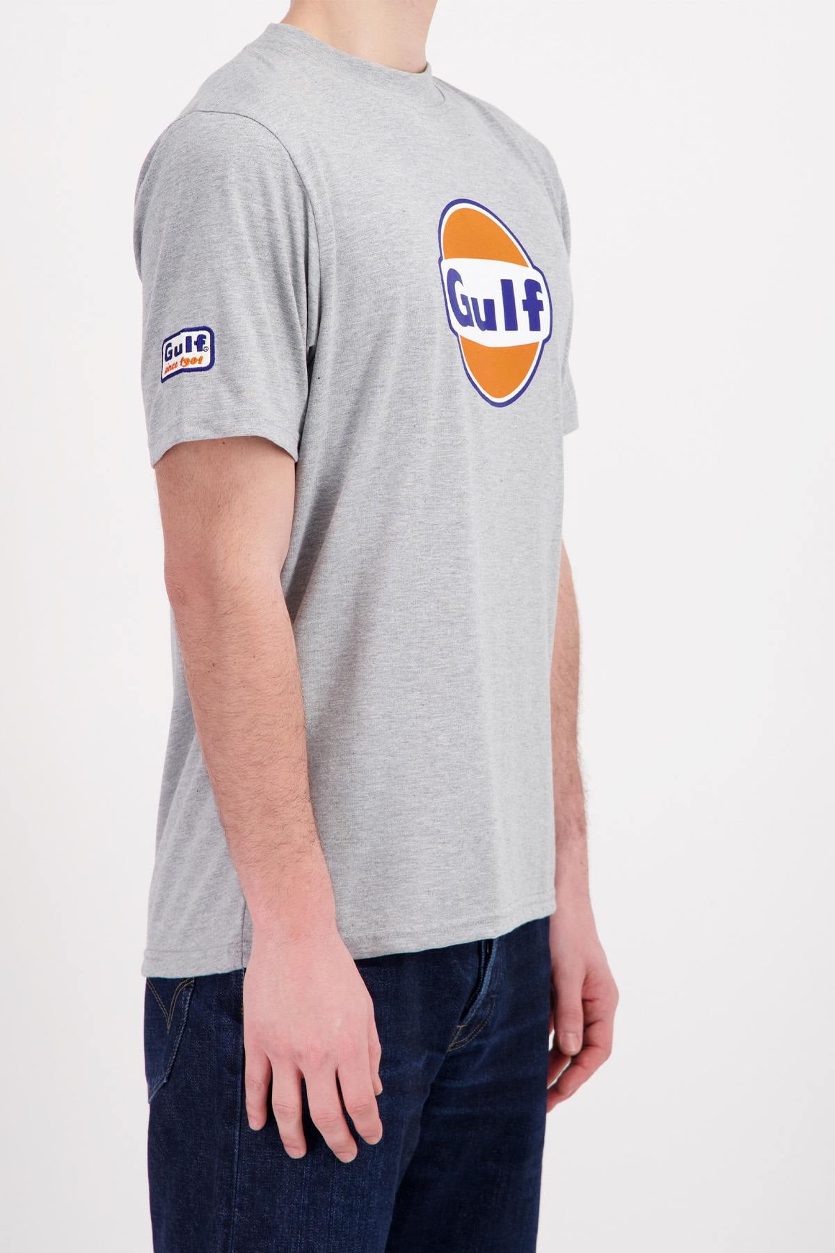 Tee Shirt Homme Gulf TEE SHIRT TSM05-450 GREY MELANGE — vue 2
