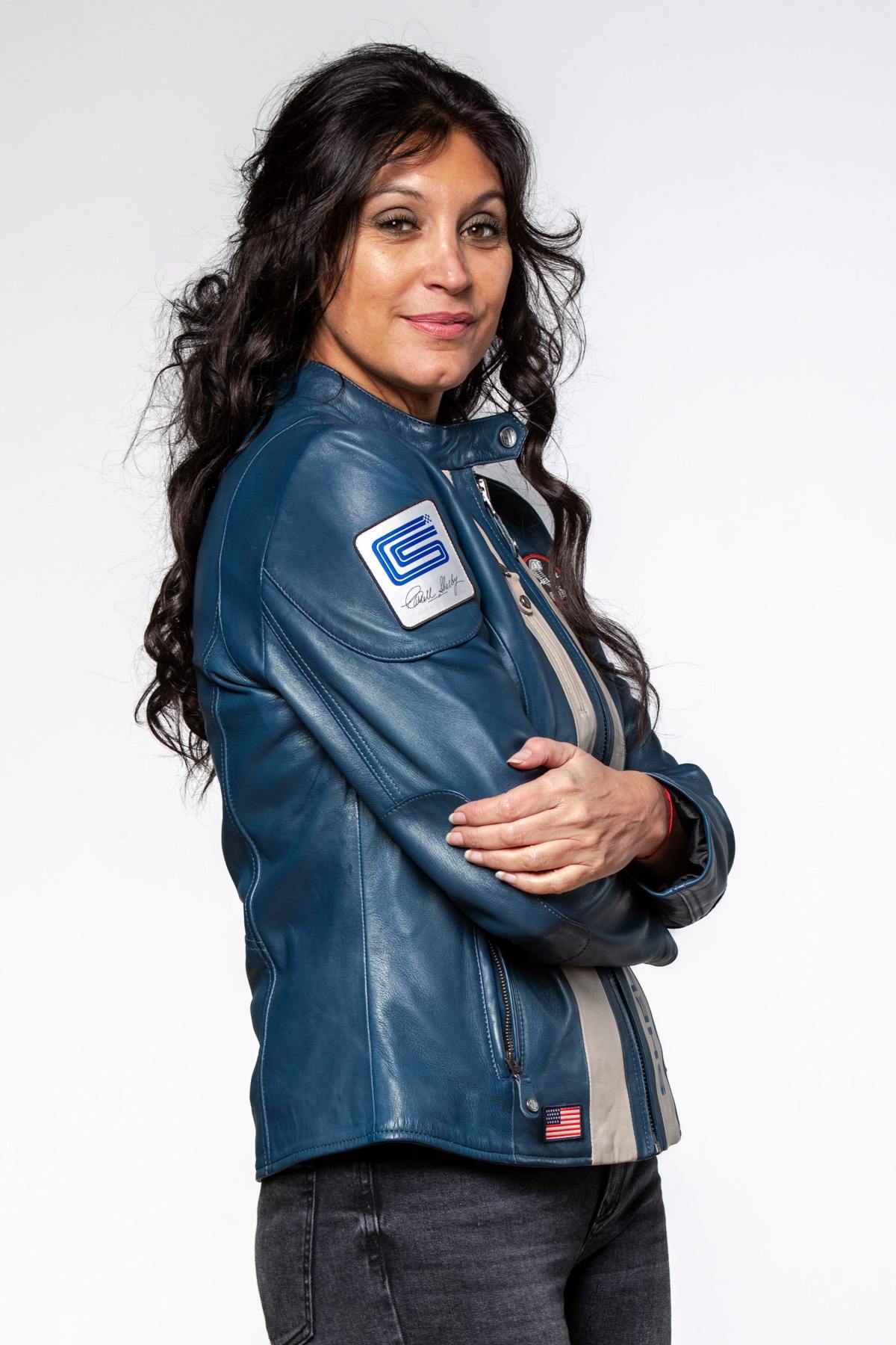 Chaqueta Mujeres Carroll Shelby SHELBY WOMEN ROYAL BLUE — vista 2