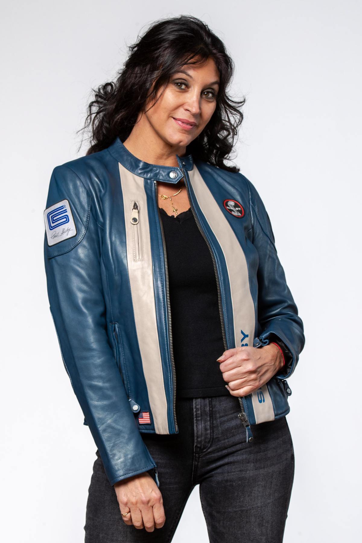 Chaqueta Mujeres Carroll Shelby SHELBY WOMEN ROYAL BLUE — vista 1