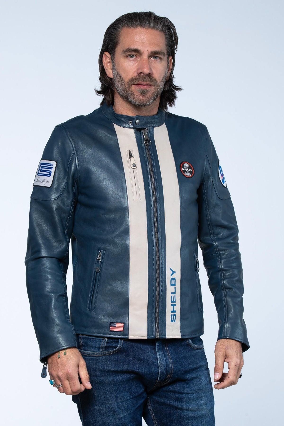 Chaqueta Hombre Carroll Shelby SHELBY MEN ROYAL BLUE — vista 6