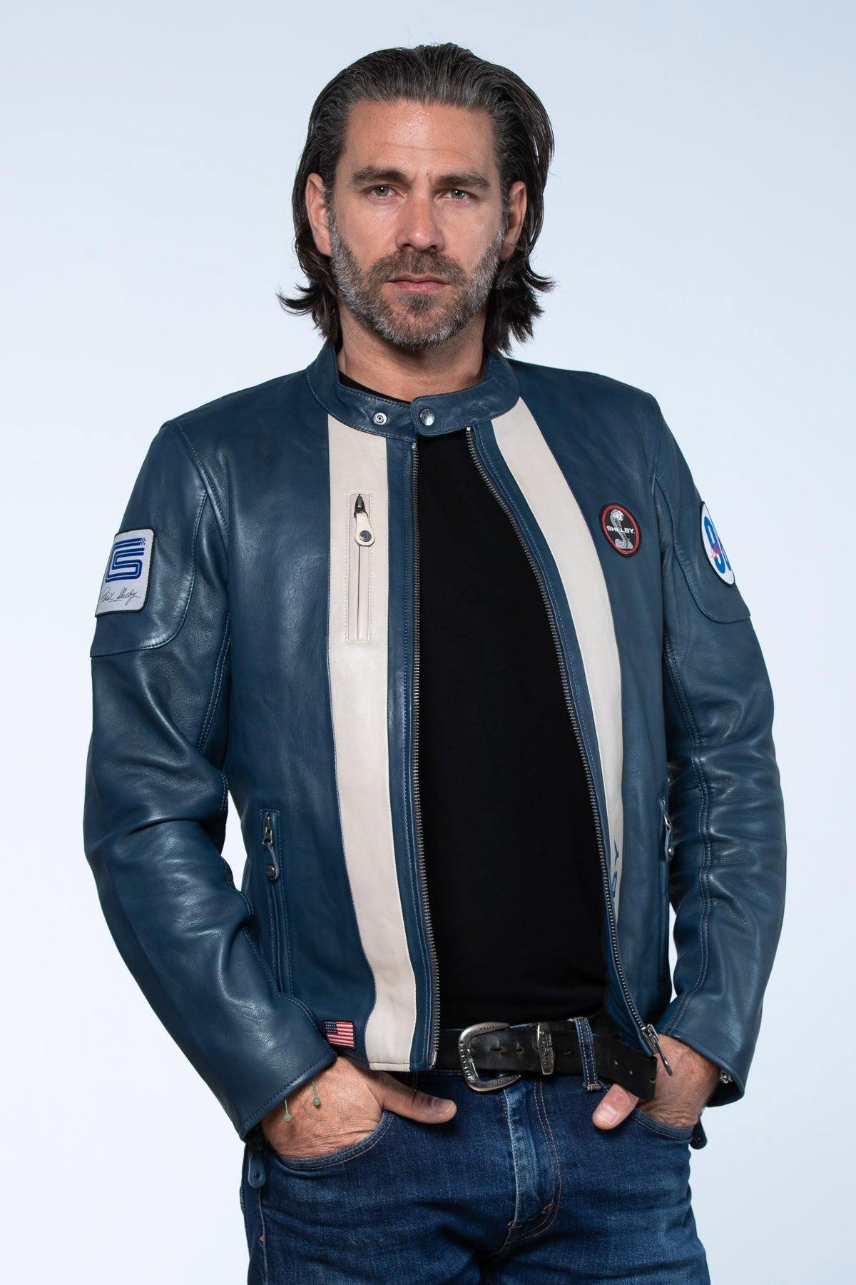 Chaqueta Hombre Carroll Shelby SHELBY MEN ROYAL BLUE — vista 7