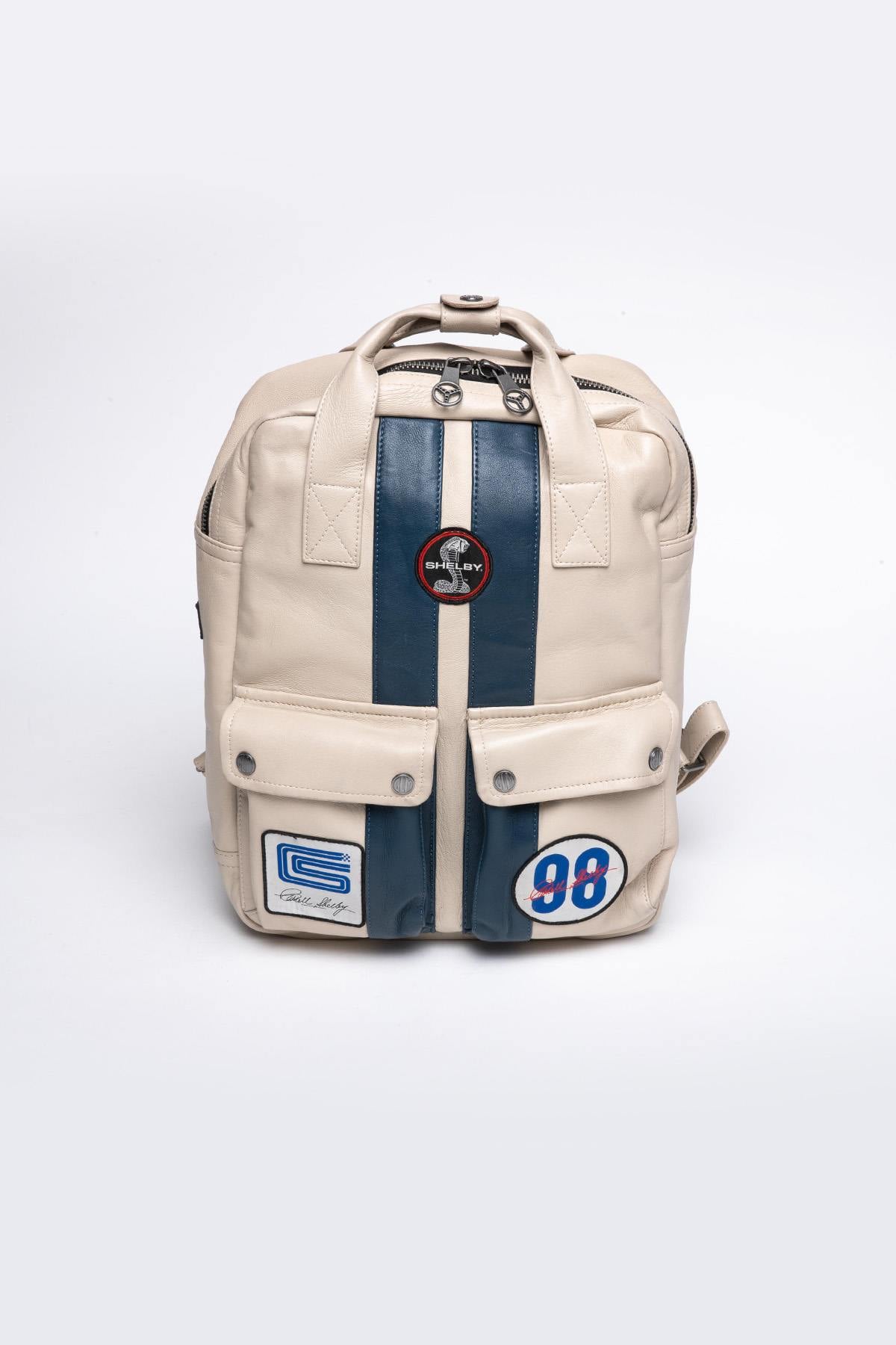 Bolsos Hombre Carroll Shelby GT40 BACKPACK ECRU — vista 1