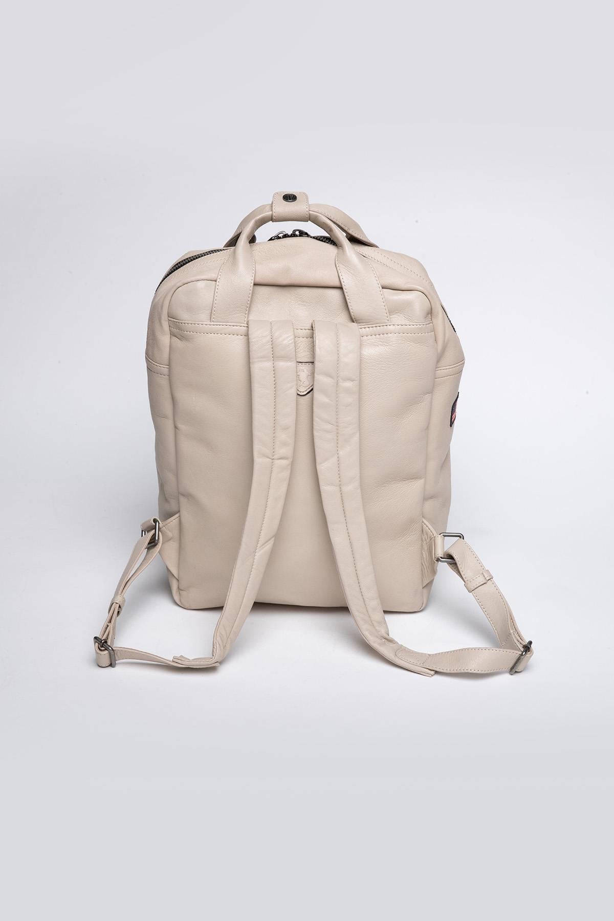 Bolsos Hombre Carroll Shelby GT40 BACKPACK ECRU — vista 3