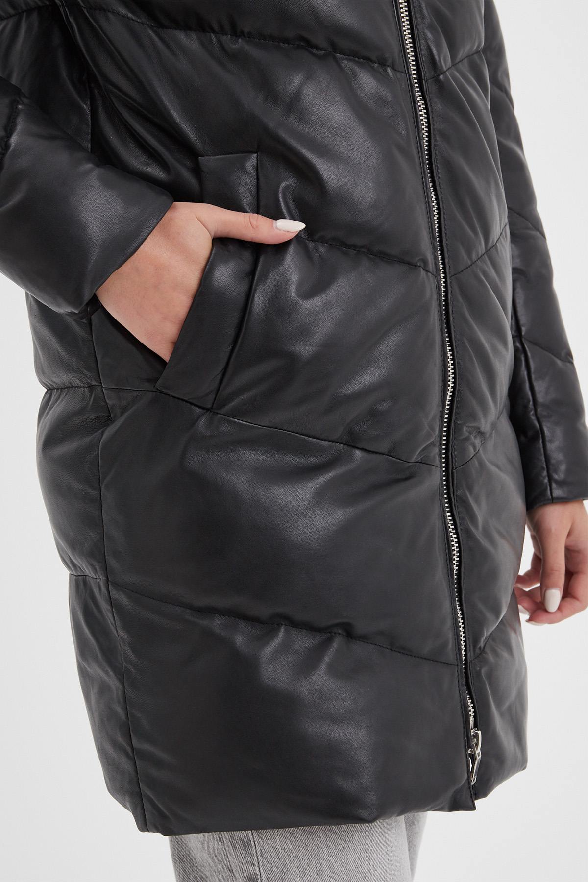 Veste Femme Rose Garden OLGAR SHEEP DELFI BLACK — vue 4
