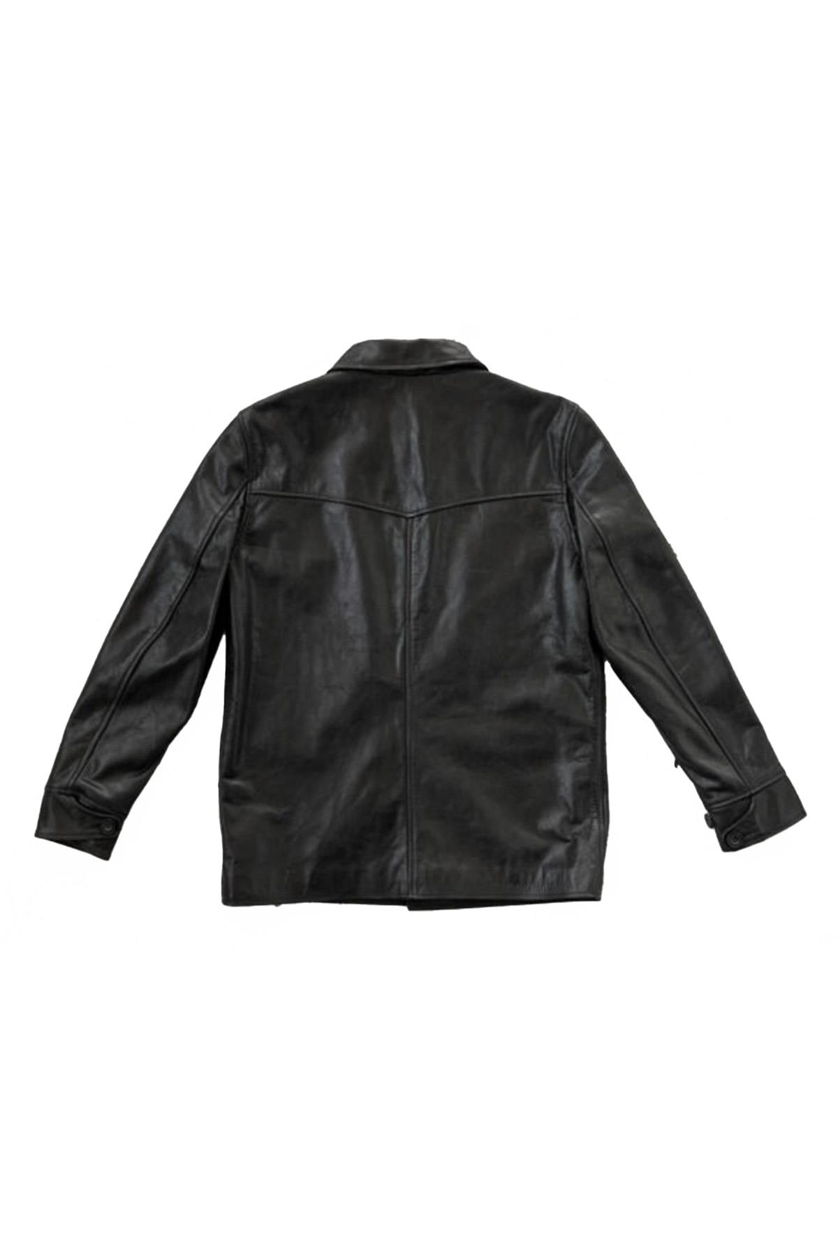 Giacche Uomo Avi Leather CAR COAT — vista 10