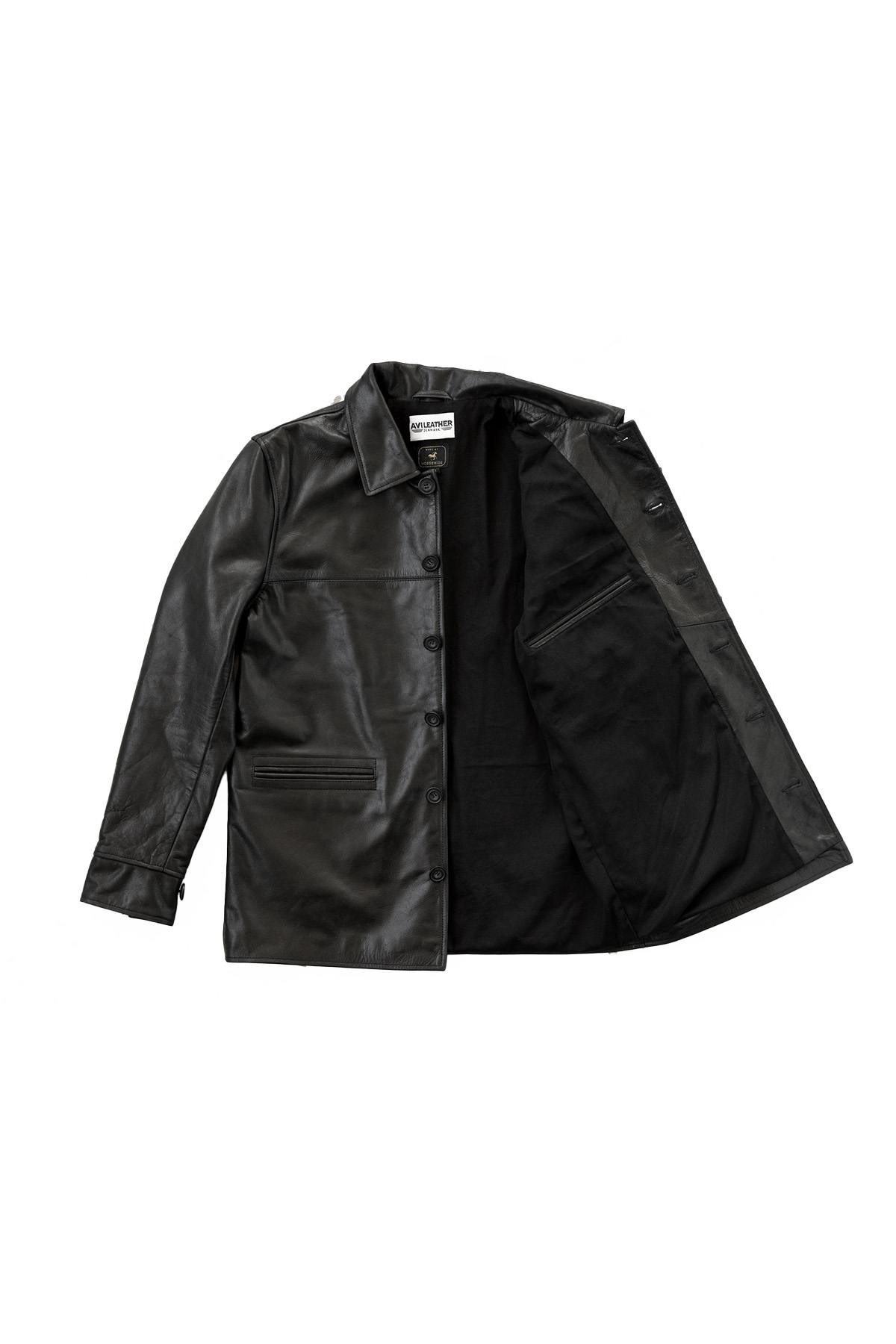 Giacche Uomo Avi Leather CAR COAT — vista 9
