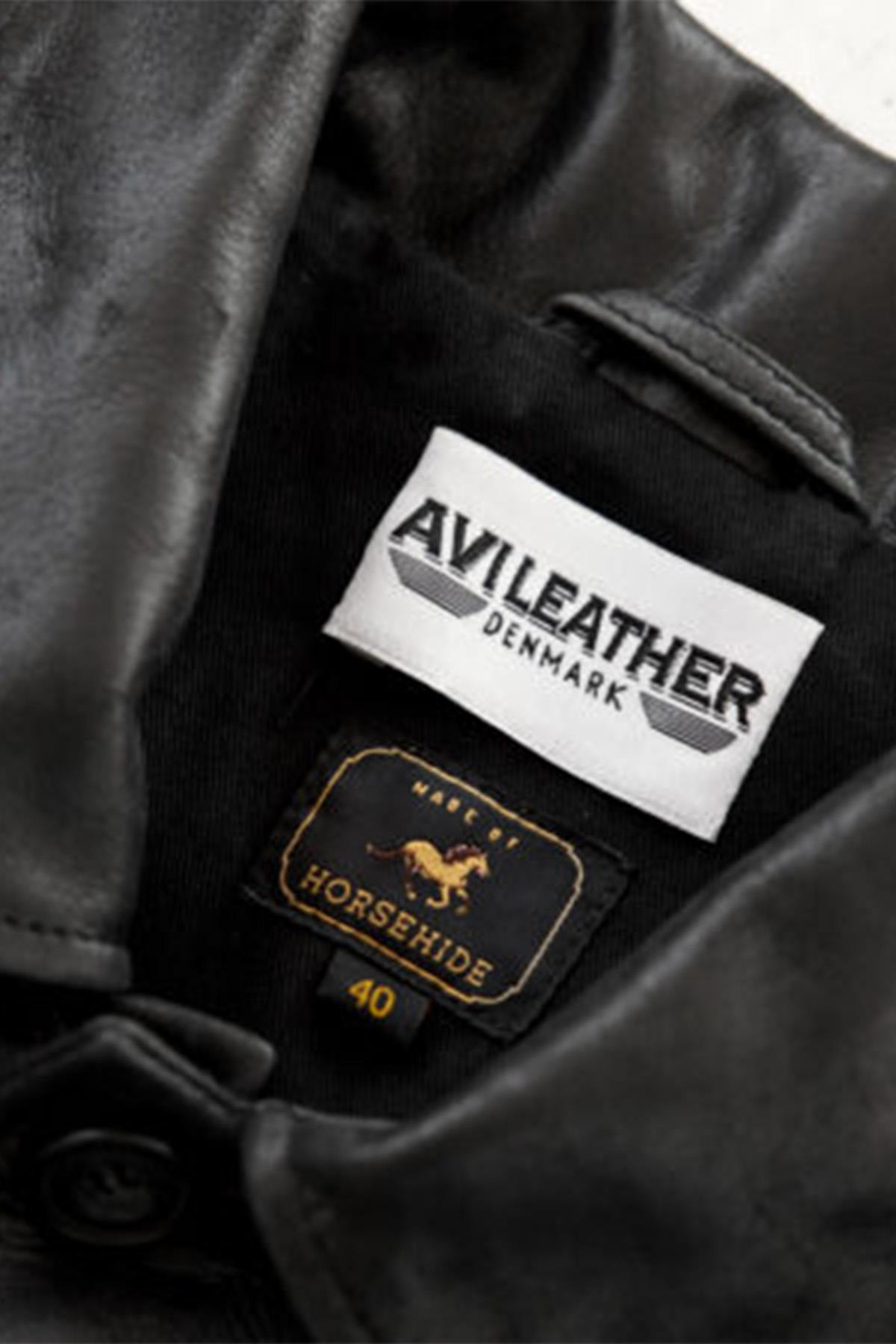 Giacche Uomo Avi Leather CAR COAT — vista 4